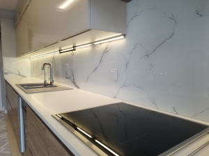 Cam UV Bask� Mutfak modelleri